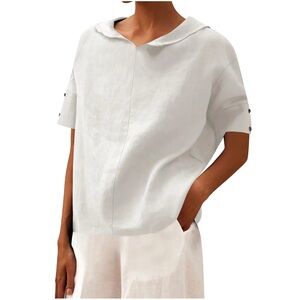 STETMN Women's Linen Top